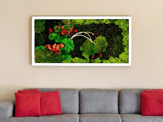 Quadro Vegetale Stabilizzato Red Eucalipto