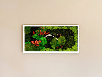 Quadro Vegetale Stabilizzato Red Eucalipto